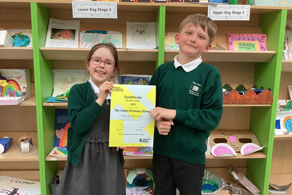Gates Primary School Awarded Prestigious D&T Quality Mark