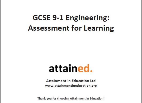 GCSE 9-1 Engineering Assessment for Learning Resource Pack (Written for the AQA Specification)