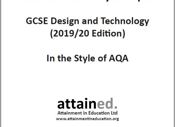 NEW Design and Technology (9-1) Practice Exam Papers (Written in the style of AQA) 2019/20 Edition