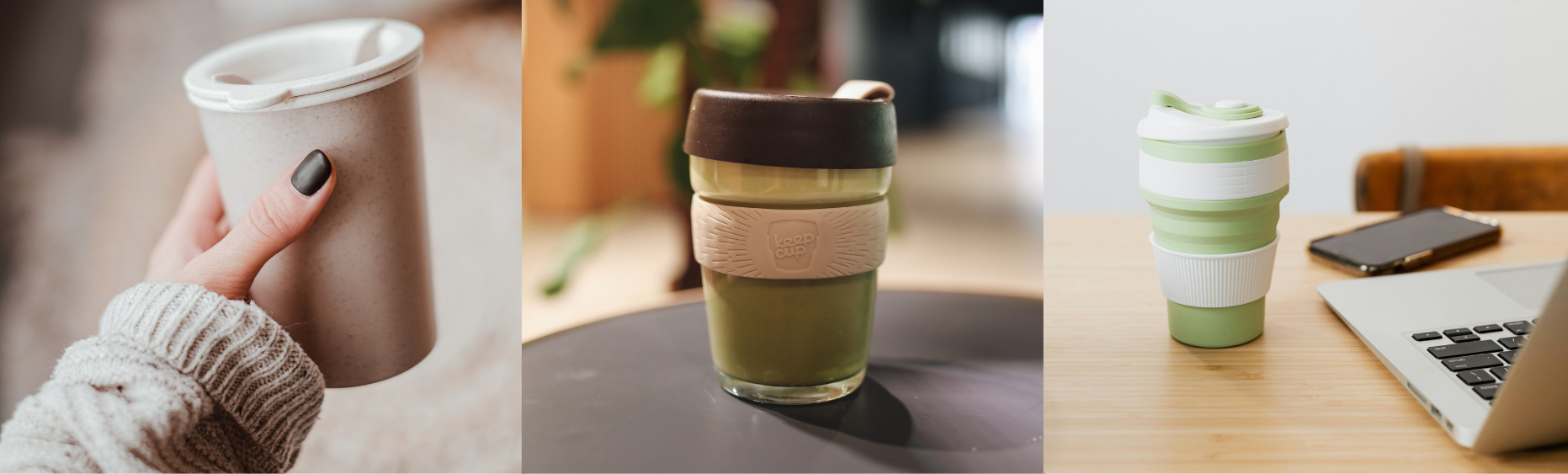 Reusable coffee cups