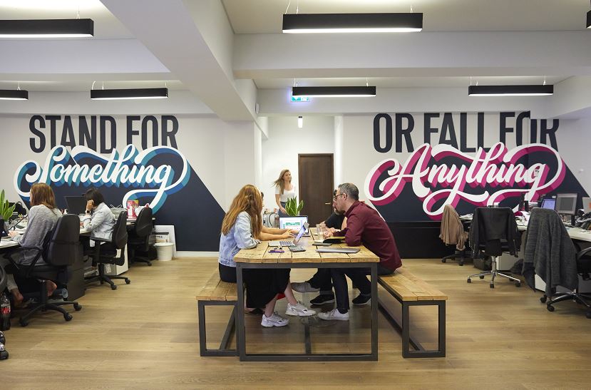 Bulletproof office interior