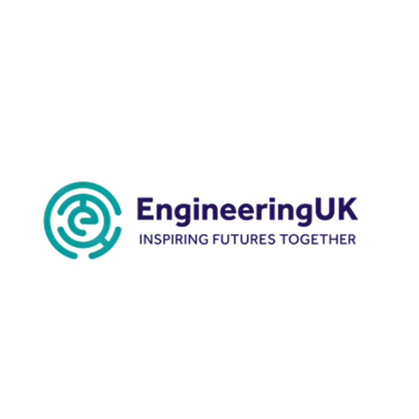 EngineeringUK logo with the tagline “Inspiring Futures Together”.