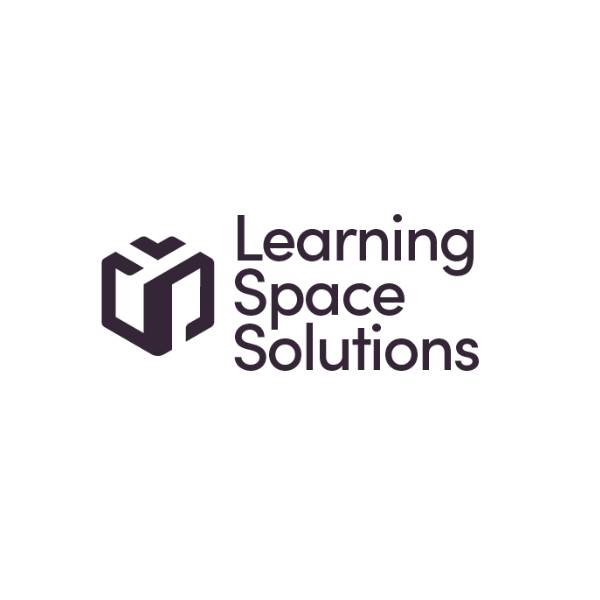 Learning Space Solutions logo with a geometric cube icon and the company name.