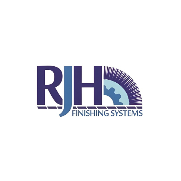 RJH Finishing Systems logo featuring the letters RJH with a polishing wheel graphic.